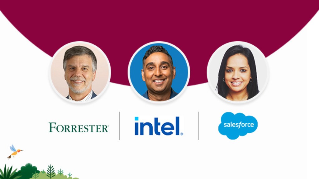 Webinar with Salesforce, Forrester and Intel