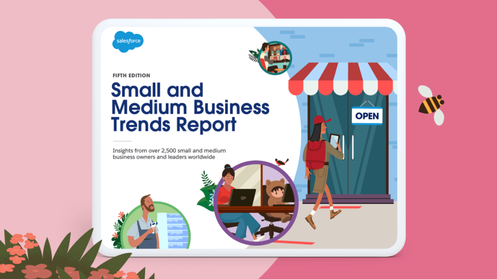 Screenshot of the small and medium business Trends report