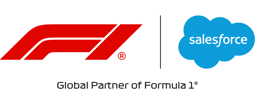 Formula1 and Salesforce logos