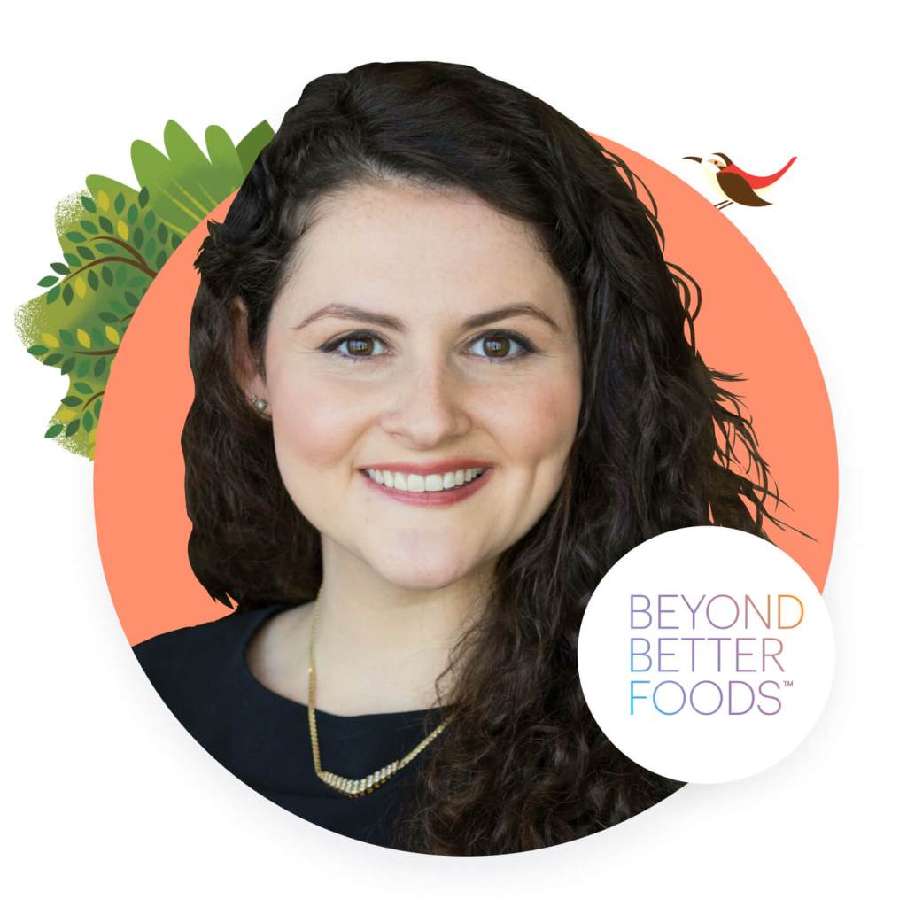 Headshot of Beyond Better Foods Chief Operating Officer Jen Haberman	