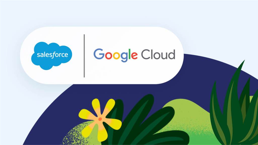 Salesforce and Google Cloud logos