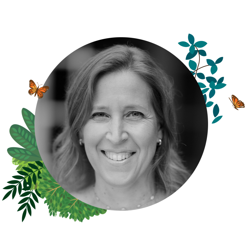 Headshot of Susan Wojcicki, Former CEO, YouTube	