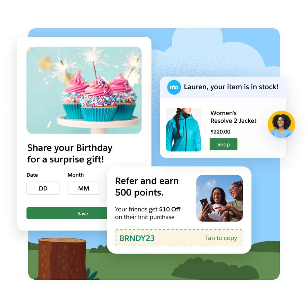 Example of a connected loyalty experience