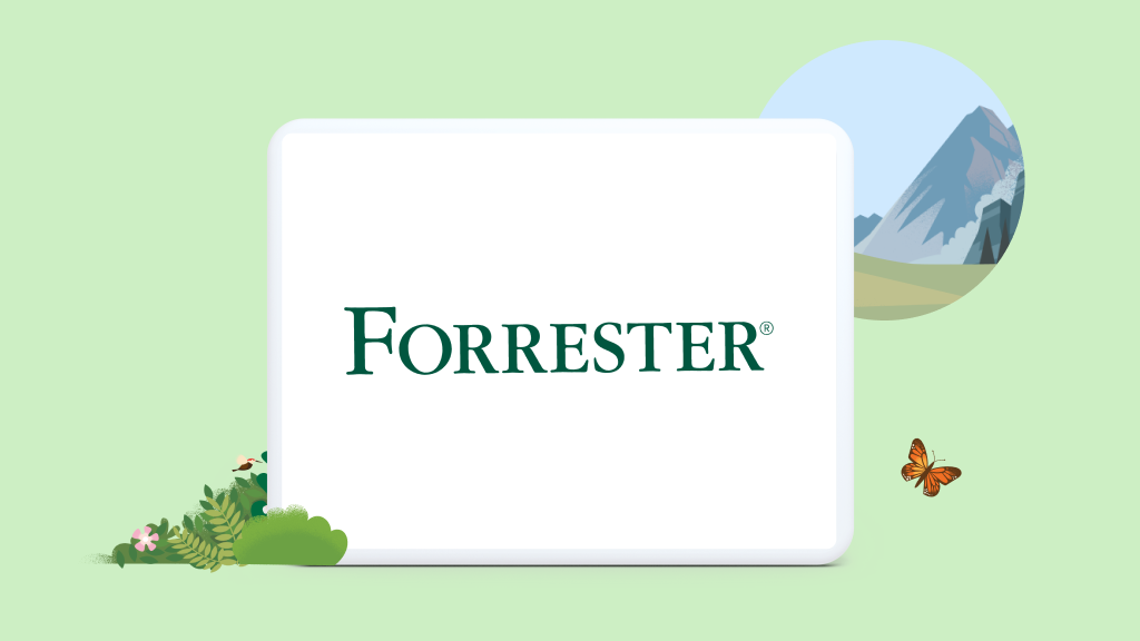 Gestileerd Forrester-logo